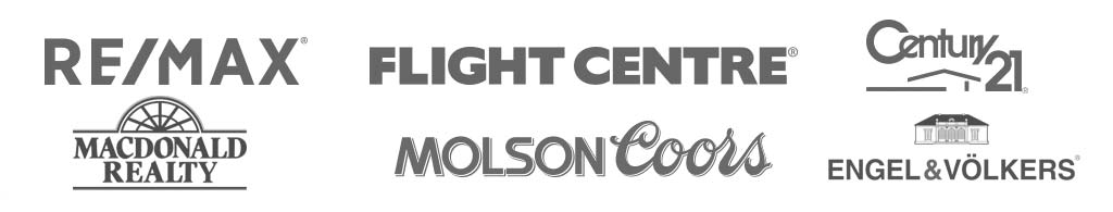 Partners - REMAX, Flight Centre, Century 21, Macdonald Realty, Molson/Coors, Engel & Volkers
